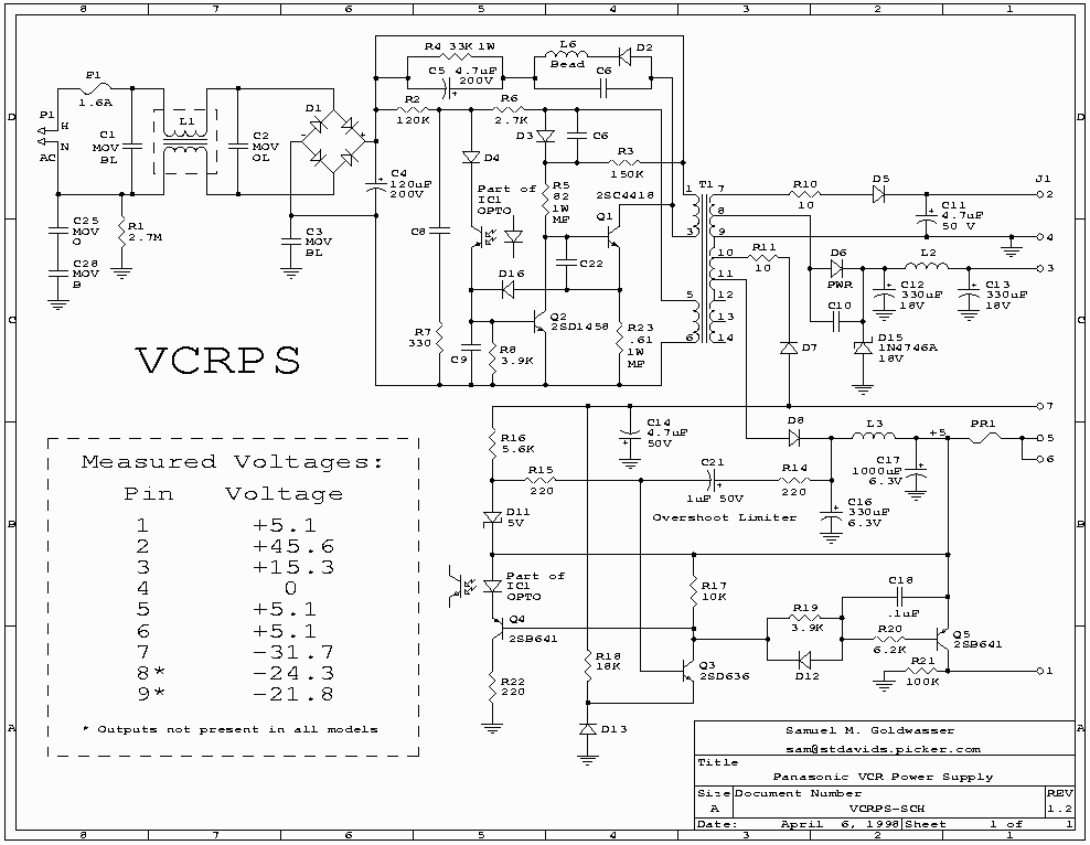 Various Schematics and Diagrams